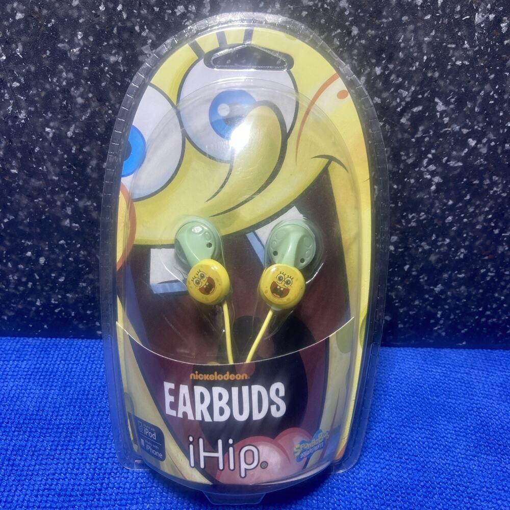 2010 Nickelodeon Spongebob Earbuds IHIP
